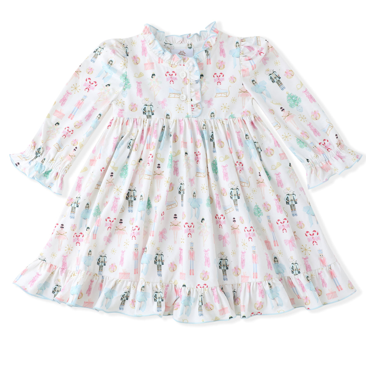 Girls Holiday Nutcracker Ballet PJ Gown
