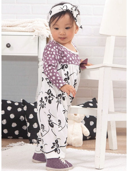 Baby Girl Long Sleeve Romper