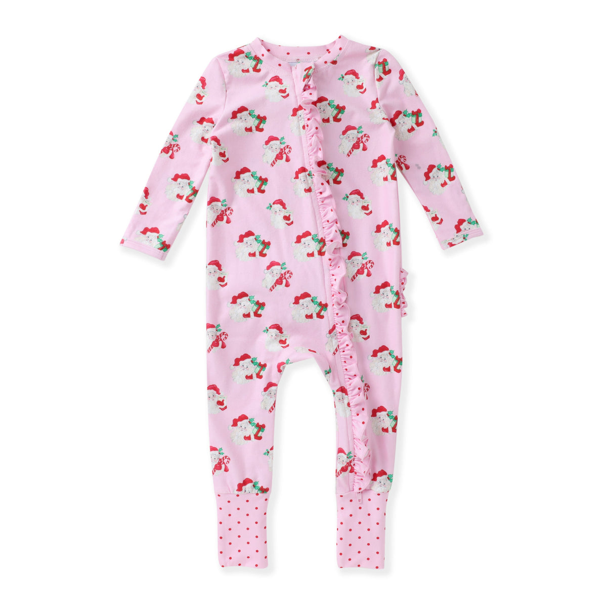 Santa Face Baby PJ's