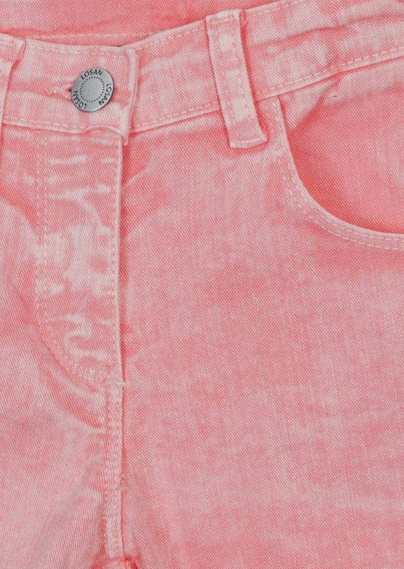 Tween Stretch Cotton Shorts w/Rips