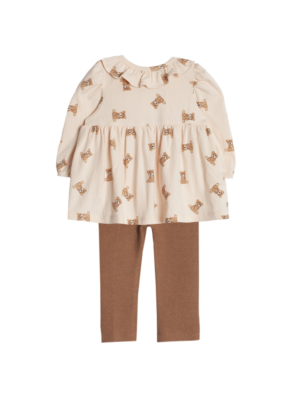 Beary Cute Textured Knit, 2 Pc Set