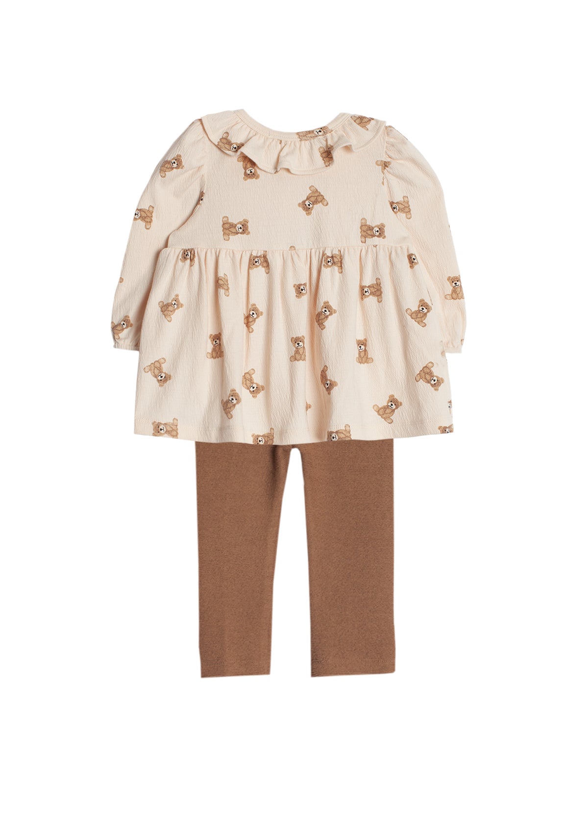 Beary Cute Textured Knit, 2 Pc Set