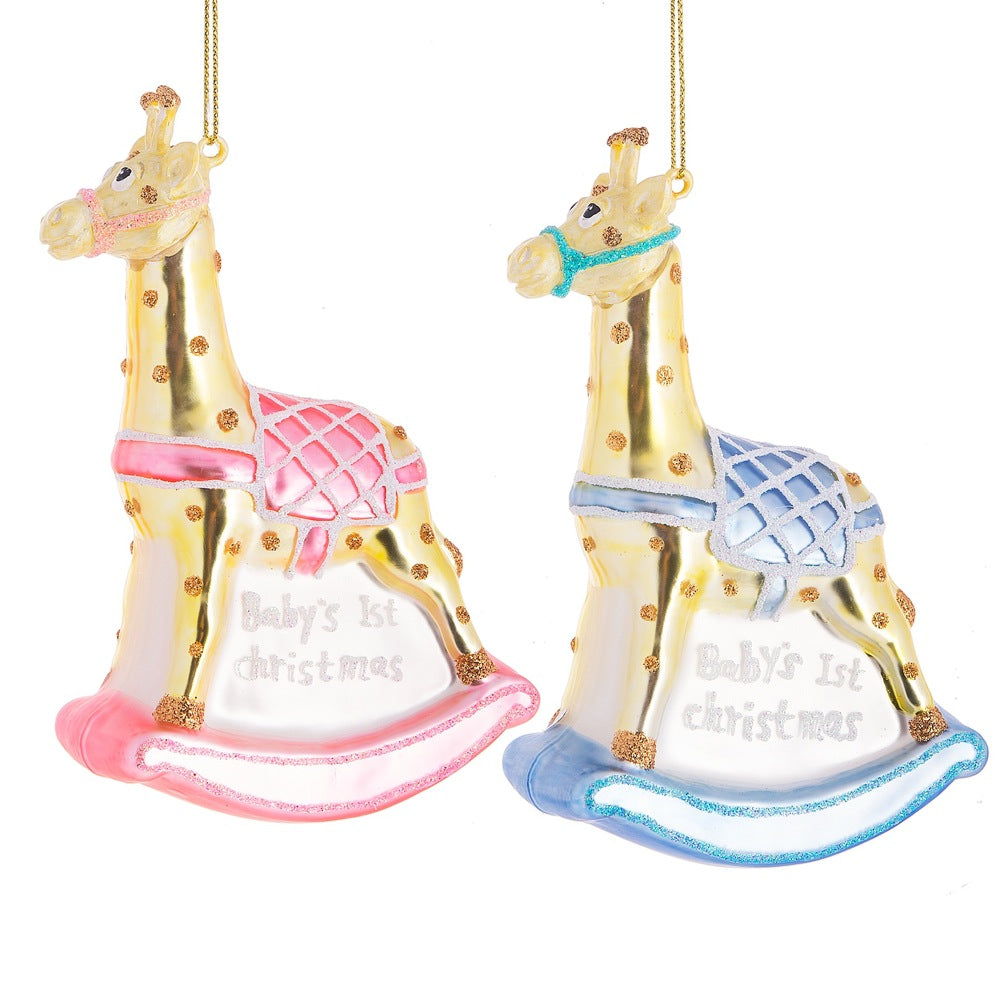 Midwest Baby's First Glass Ornament