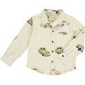 Boy L/S Printed Car Shirt