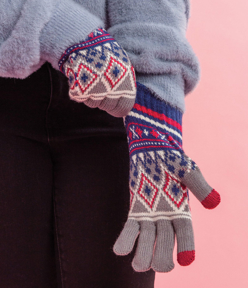 Kids Faire Isle Knit Glove