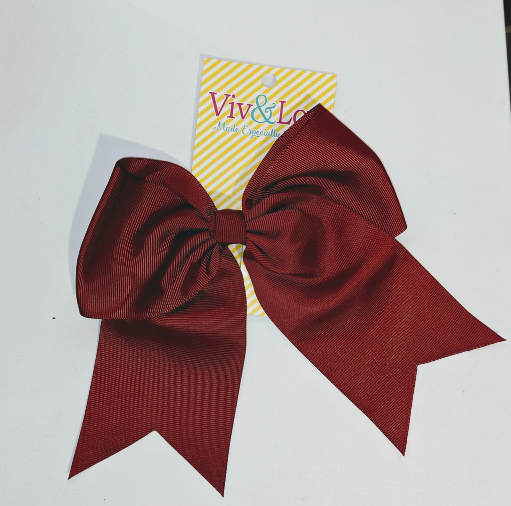 Flat Hair Bow with Clip
