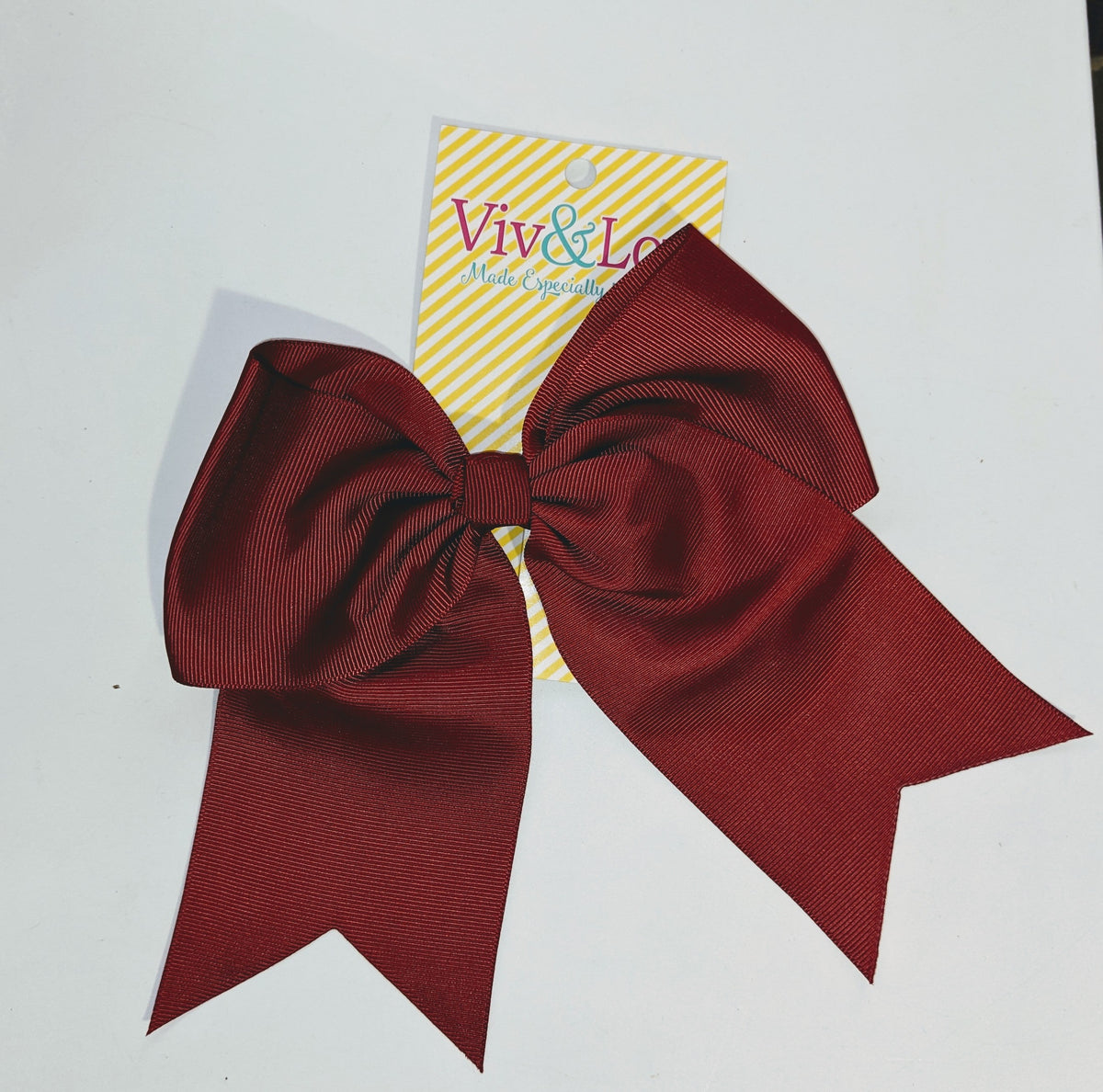 Flat Hair Bow with Clip