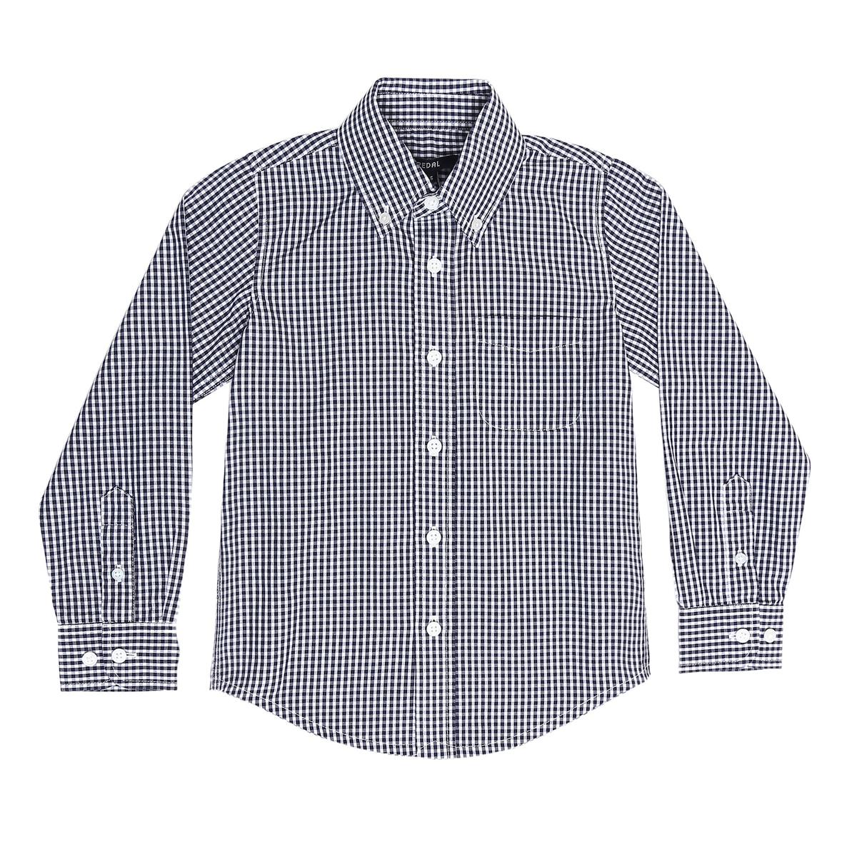Boys Button Down   L/S Checked Shirt