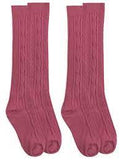 Cable Knee Socks