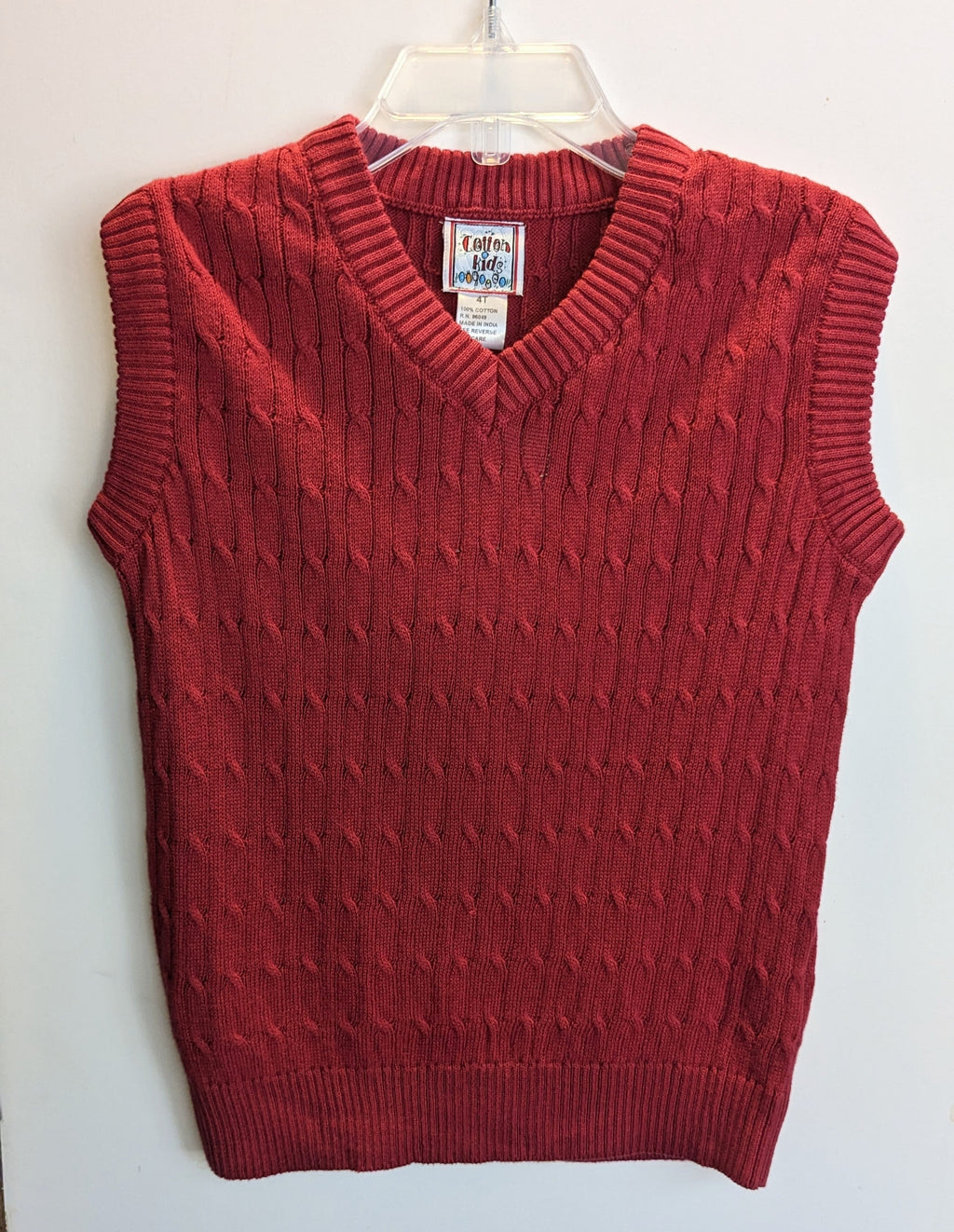 Boy Cable-Knit Sweater Vest