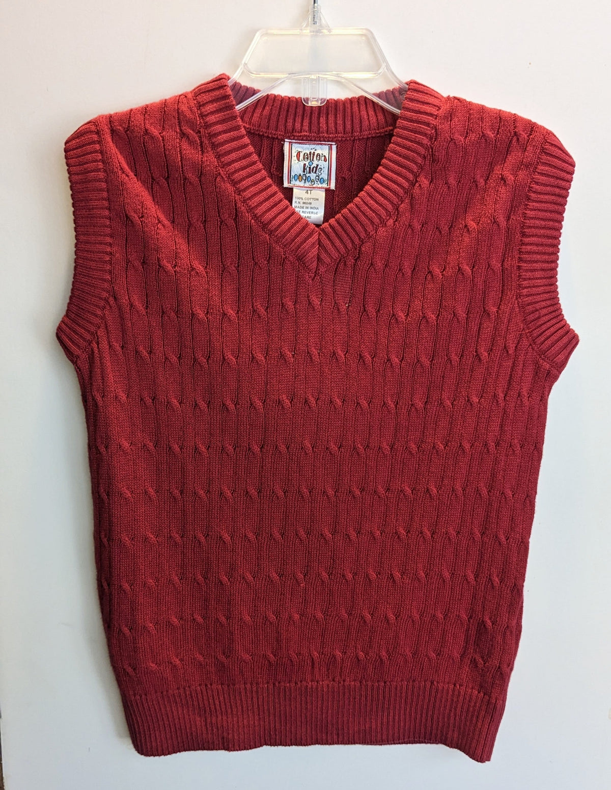Boy Cable-Knit Sweater Vest