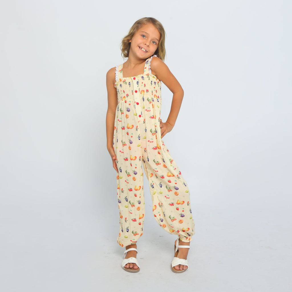Girl Smocked Top Romper