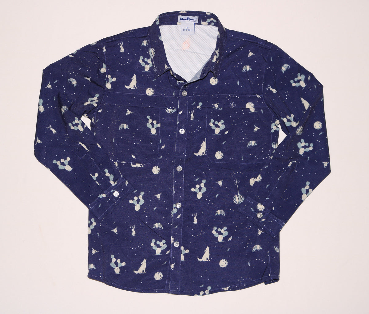 Boy's L/S Button Down , UPF 50 Shirt