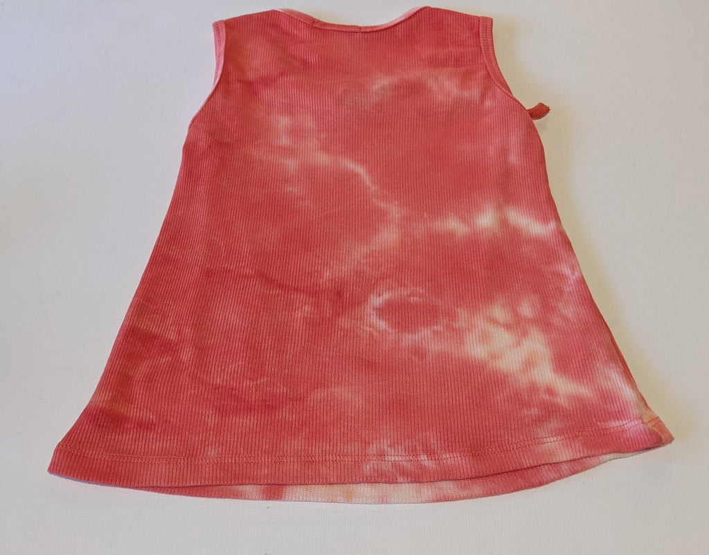 Tween Tie Dye Keyhole Tank Top