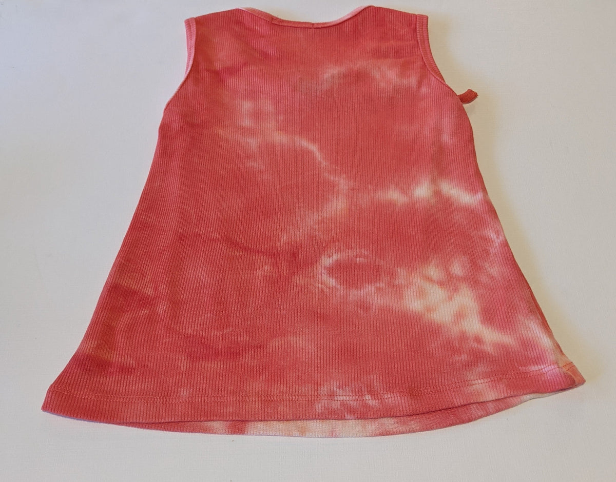 Tween Tie Dye Keyhole Tank Top