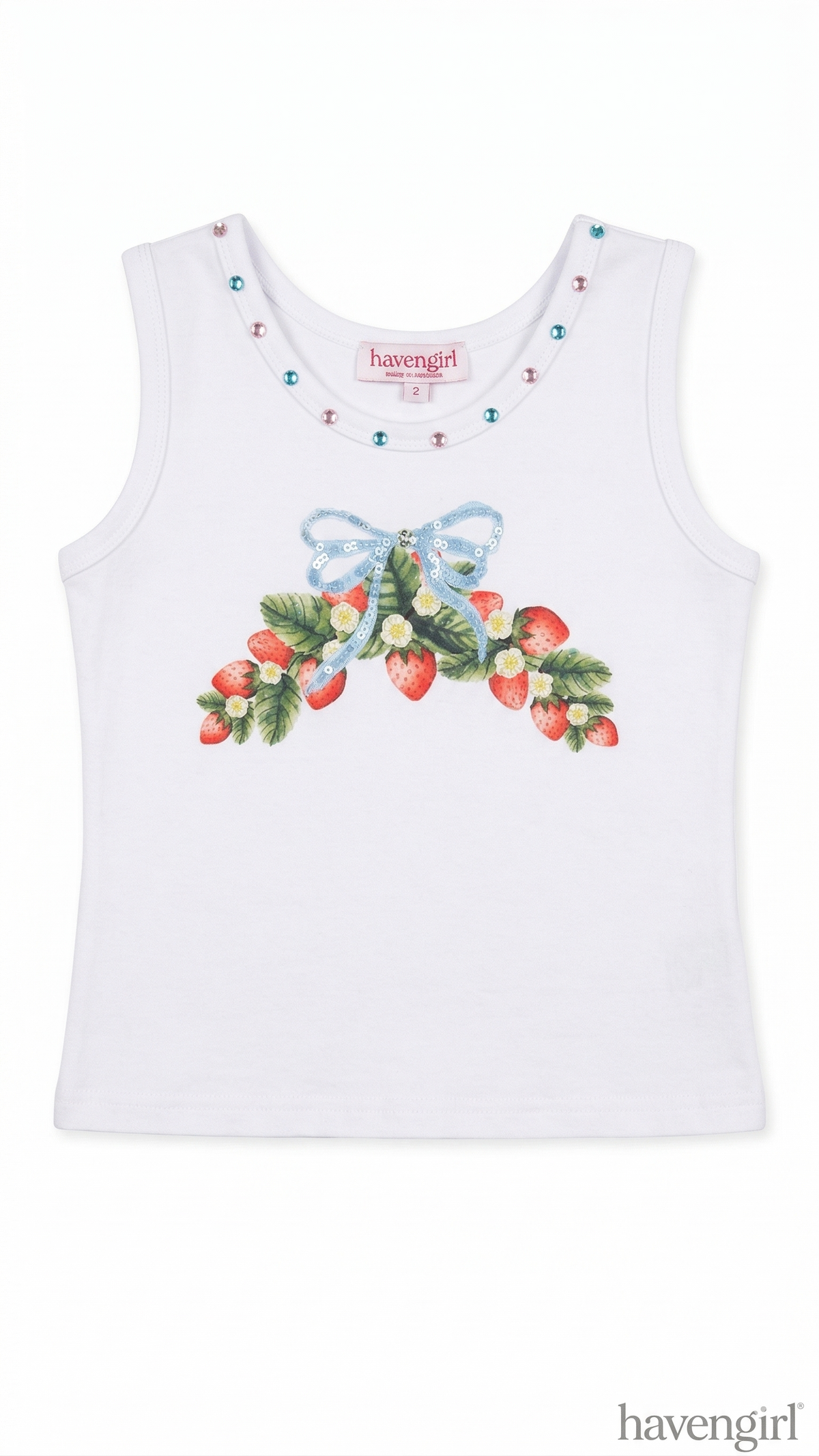 Berry Bow Tank Top