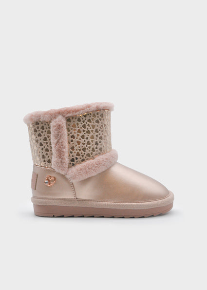 Girl Mid Calf Lined Boot