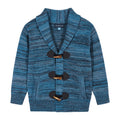 Boy Toggled Shaw Collar  Sweater
