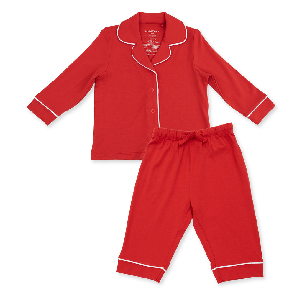 Christmas Coat Style 2 pc Red Pj Set