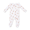 Mini Cowgirl Boots - 2 Way Ruffle Sleeve Zipper Footie