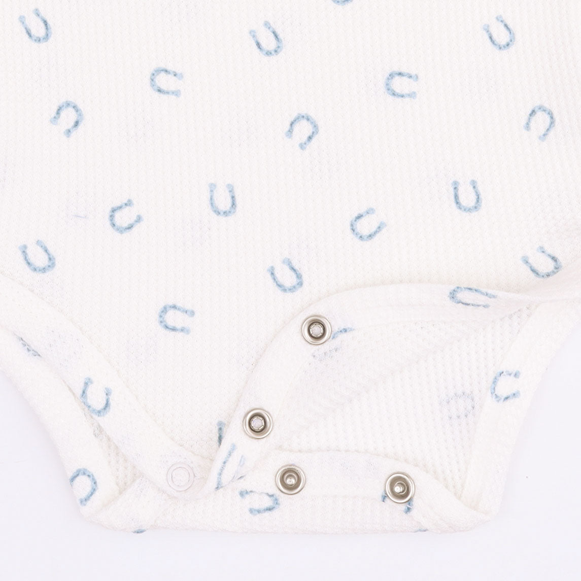 L/S Blue Little Horseshoe Bodysuit