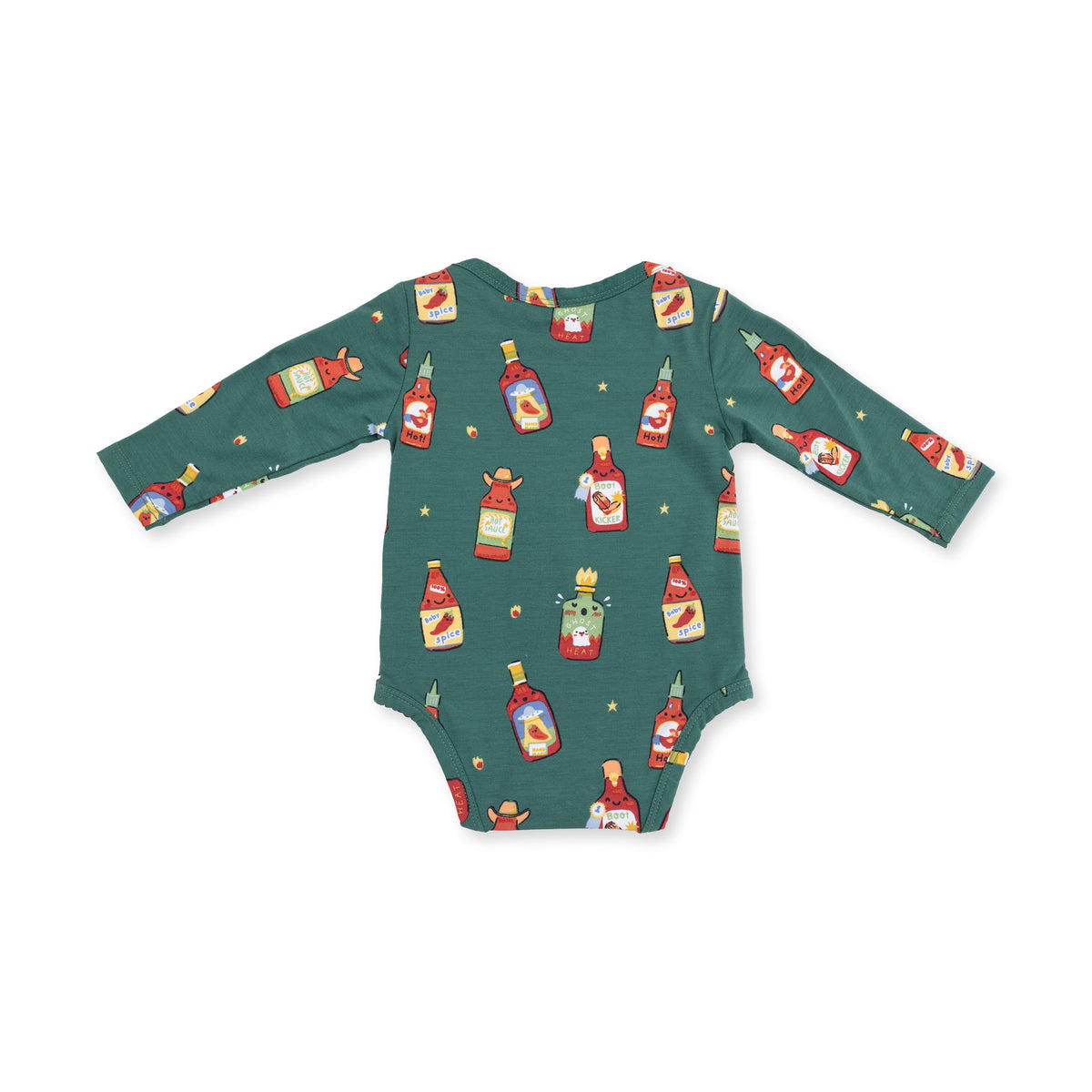 Long Sleeve Bodysuit, Spice Spice Baby