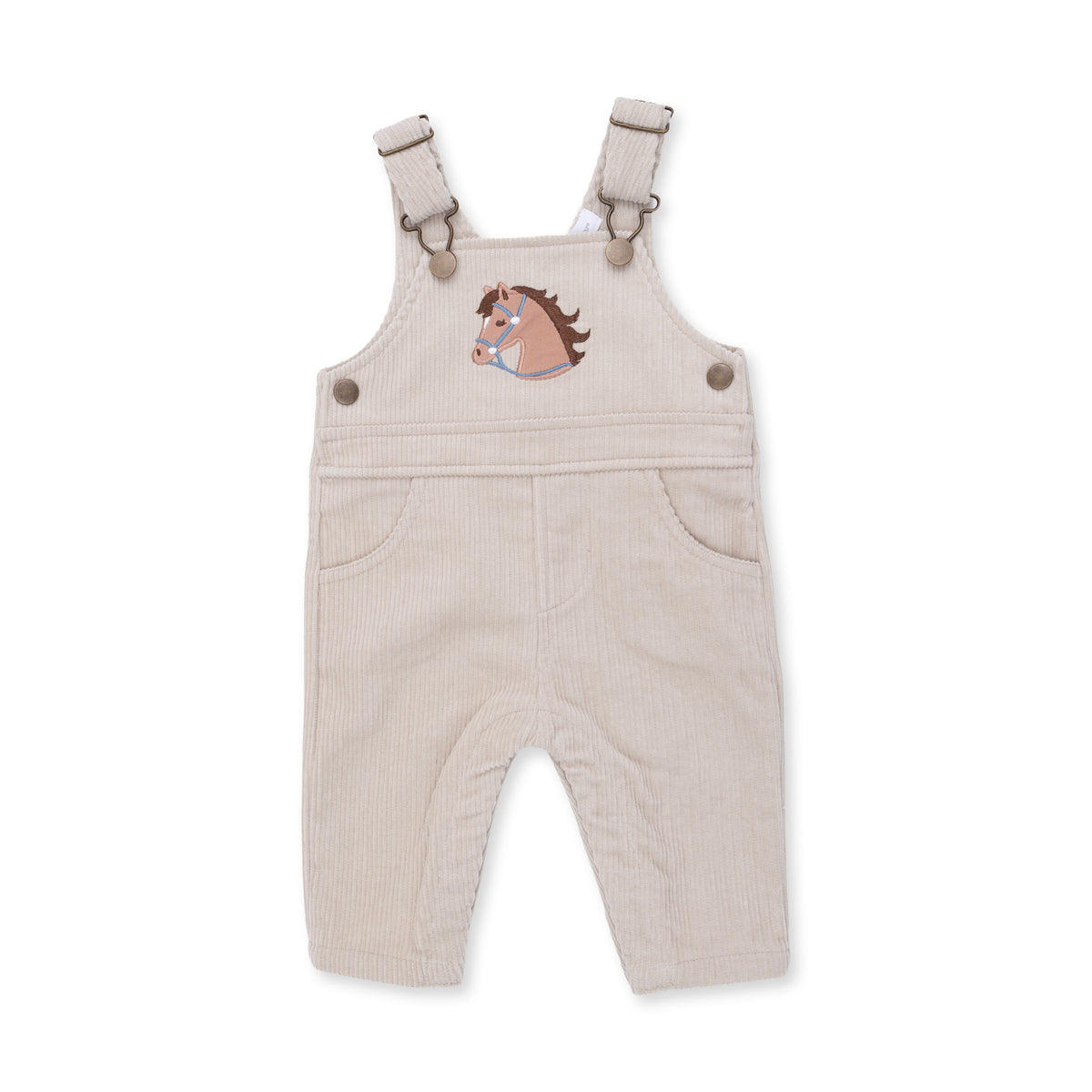 Old School Overall w/Horse Applique