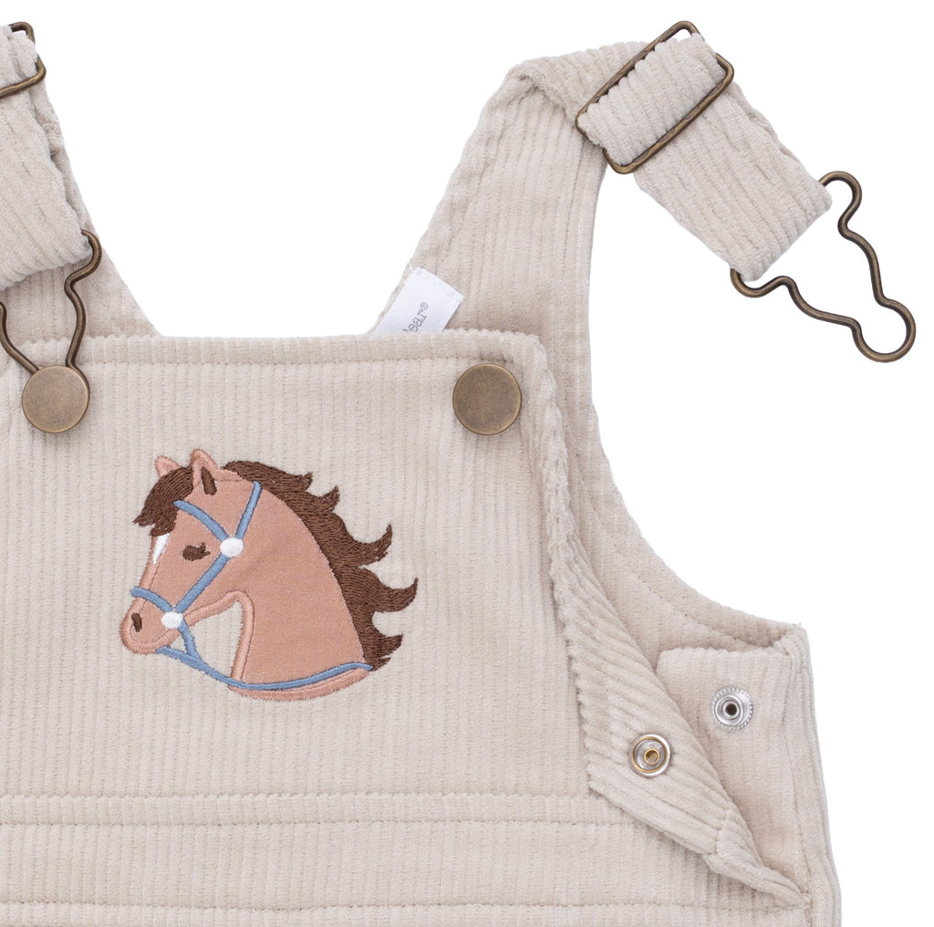 Old School Overall w/Horse Applique