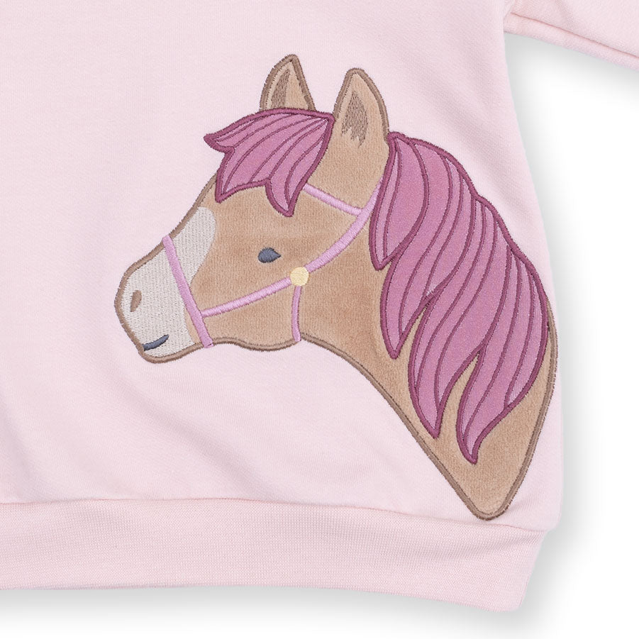 Oversized Horse Head Sweatshirt