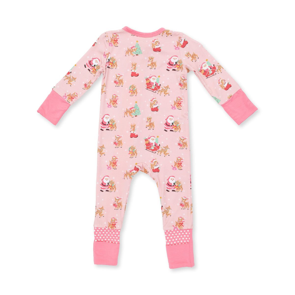 Vintage Reindeer Convertible Pj's / Pink