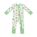 Vintage Reindeer Convertible Pj's / Green