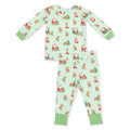 Vintage Reindeer & Santa Green Pj's (Copy)