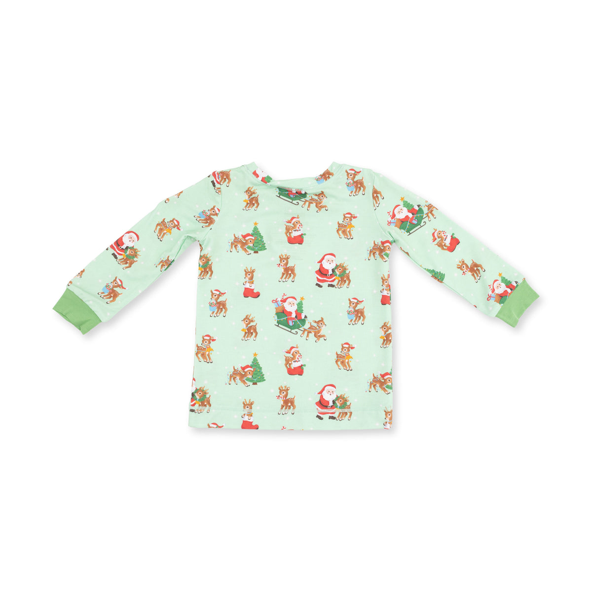 Vintage Reindeer & Santa Green Pj's (Copy)