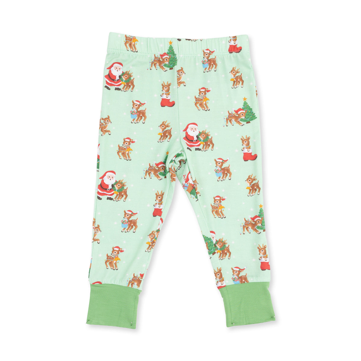 Vintage Reindeer & Santa Green Pj's (Copy)