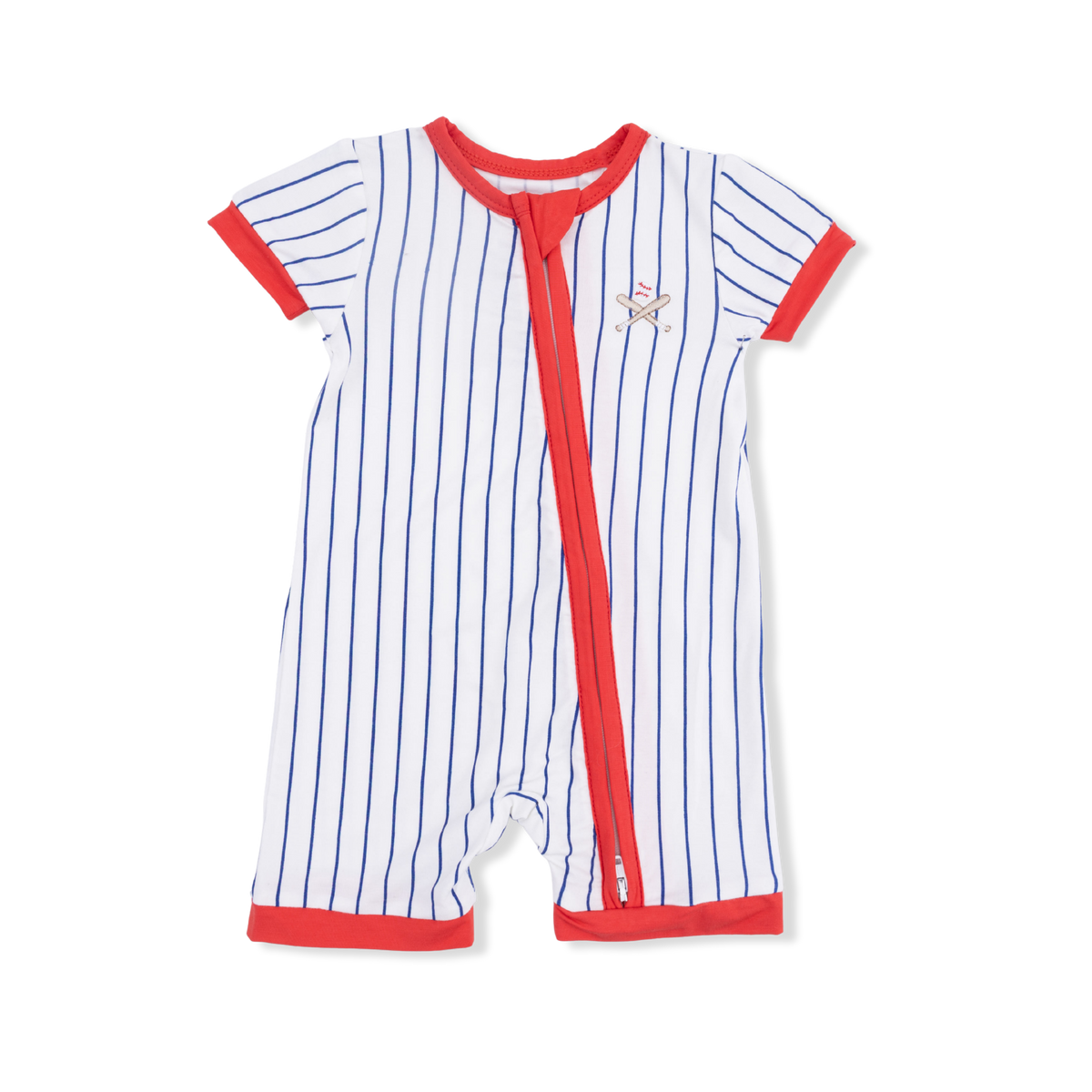 Baseball Stripe Romper