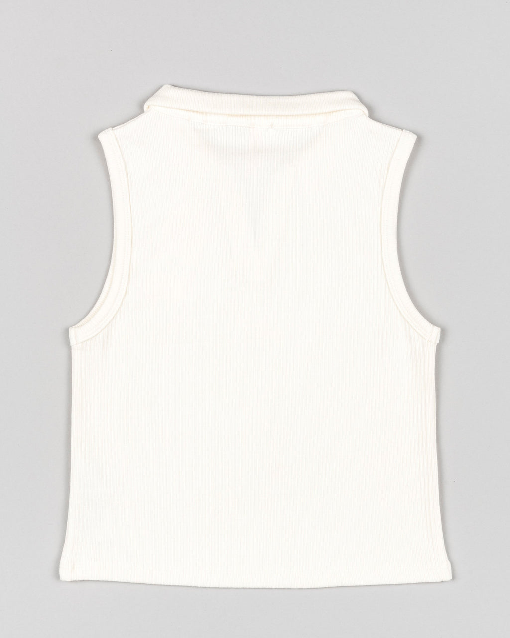 Jr. Sleeveless Collared Top