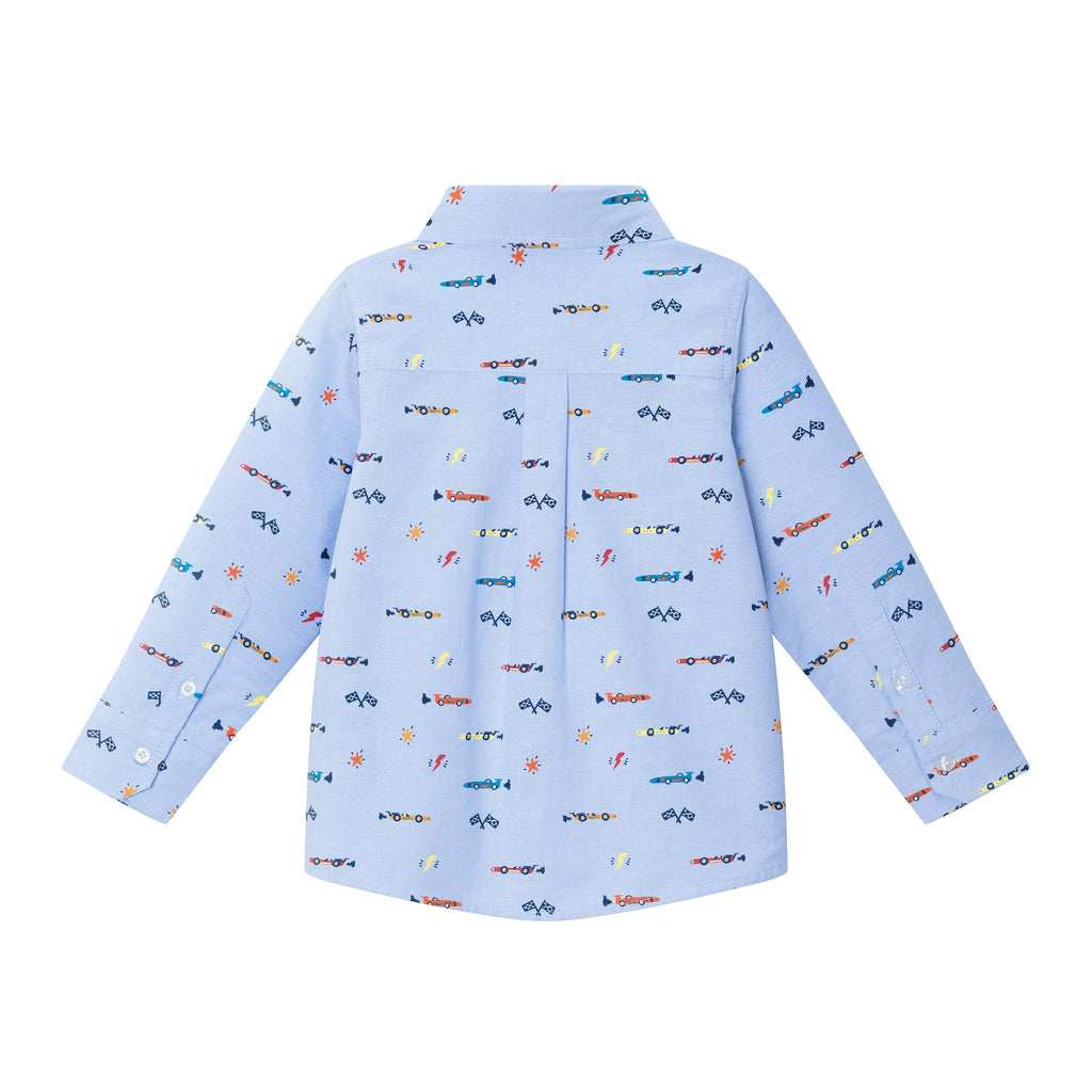 Boy's Race Button down Shirt