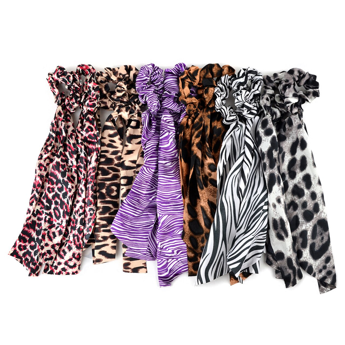 Animal Print Scrunchie Hair Tie