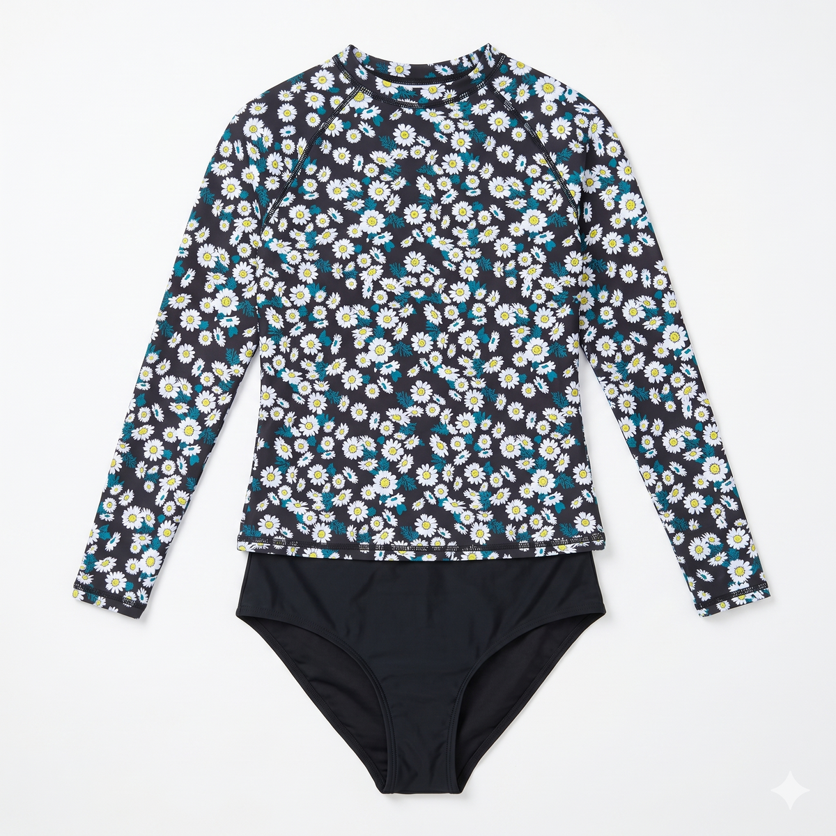 Junior & YC Women's L/S 2 pc Swimsuit