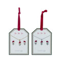 Christmas Earrings/Necklace Set