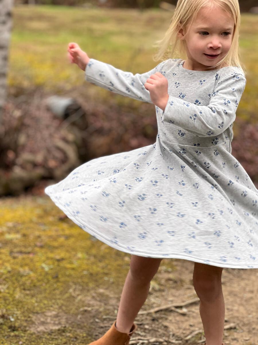 Paige Floral Print Twirl Dress