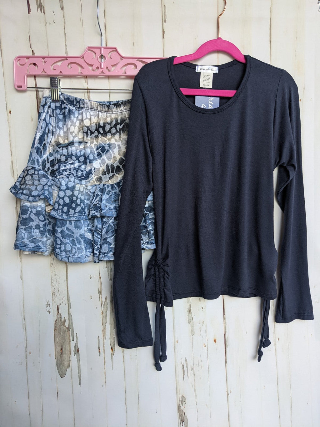 Junior Long Sleeve Lite Knit Top