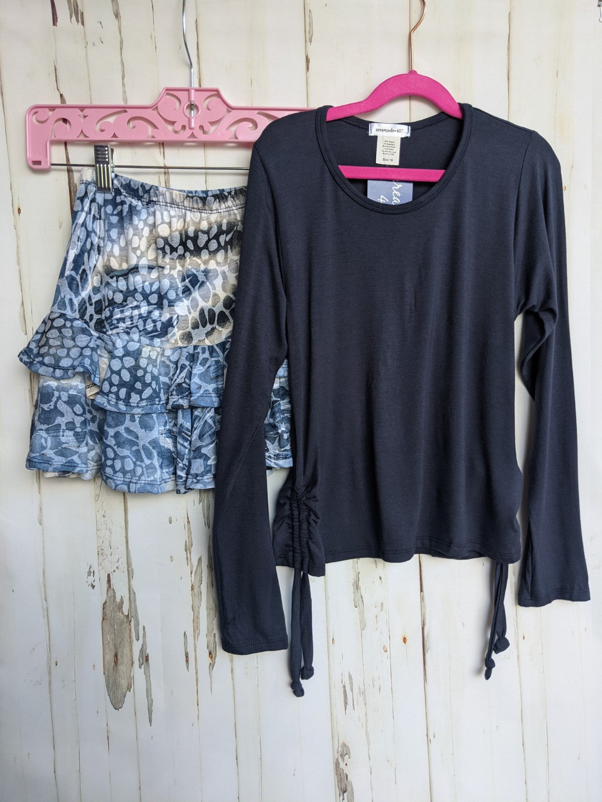 Junior Long Sleeve Lite Knit Top