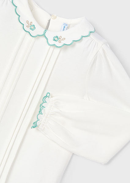 Girl Peter Pan Collard Blouse