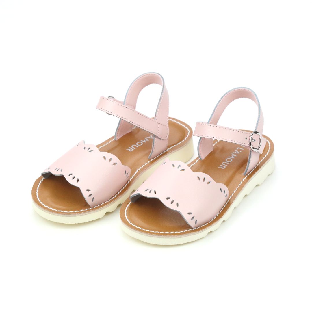 Ella Scalloped Sandal