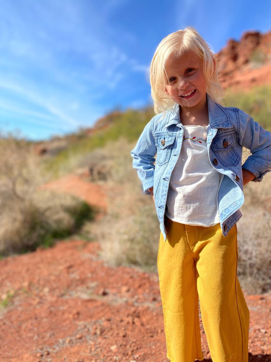Girl Wide Leg Jeans