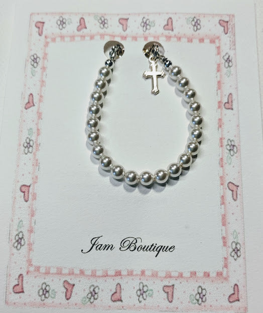 Toddler and Little Girl Pearl Bracelets