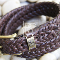 Braided Leather Belt