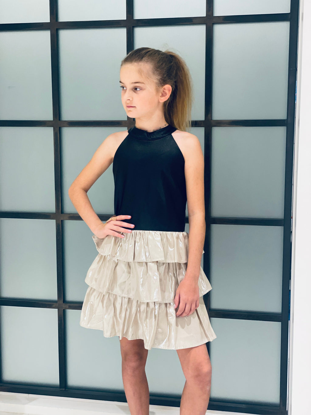 Junior Halter Party Dress