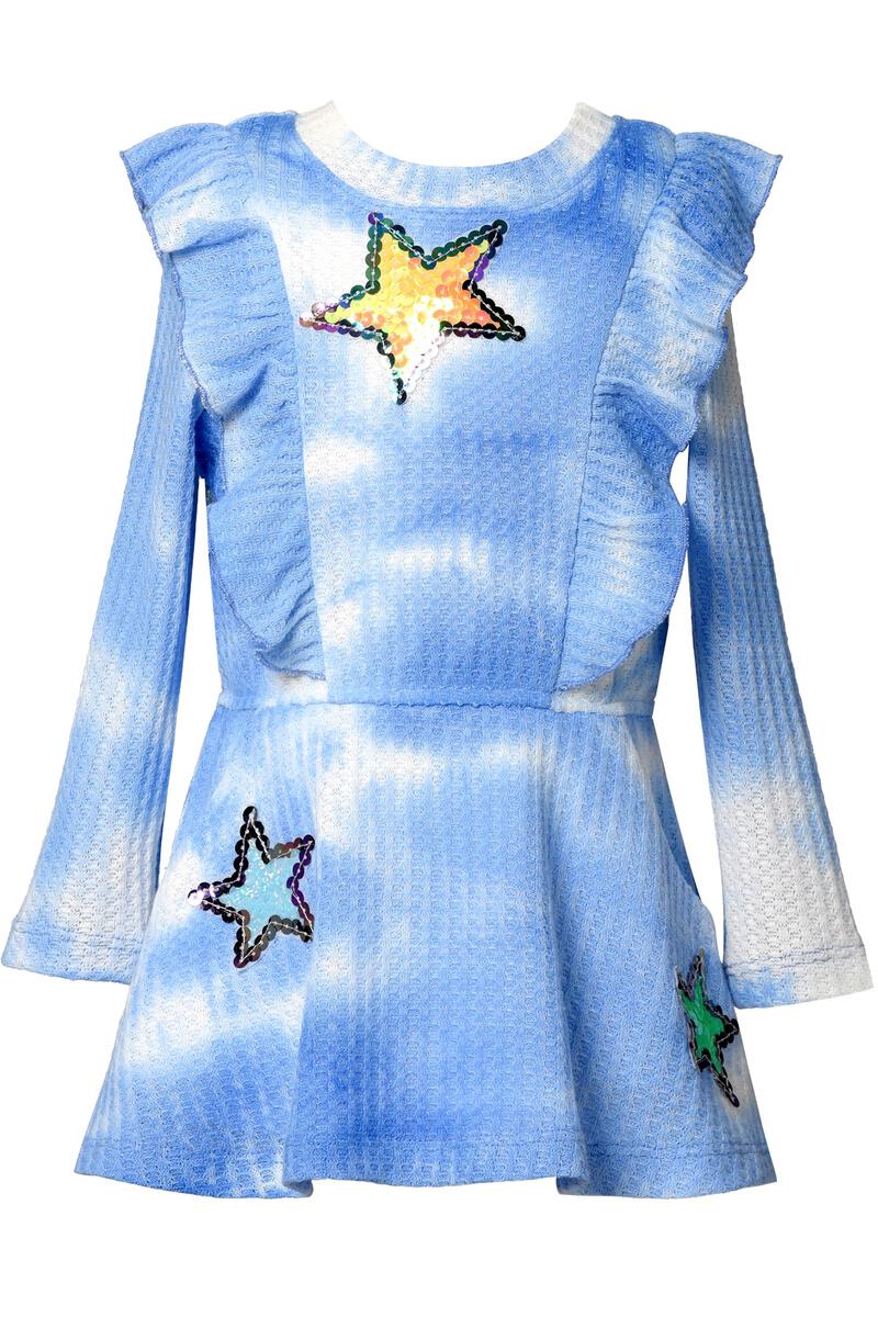 Toddler Waffle Tie-Dye Dress